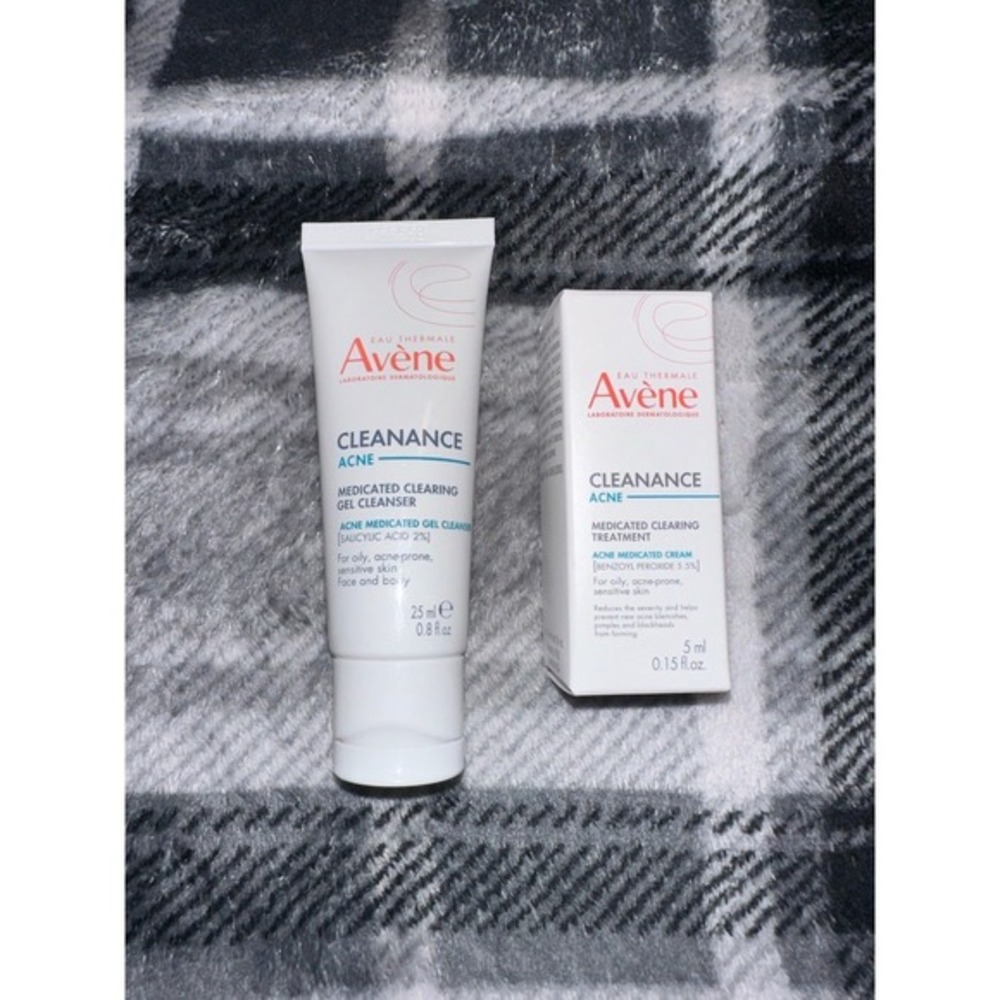 Avene Cleanance acne medicate clearing gel cleanser treatment travel‎ size F1-12